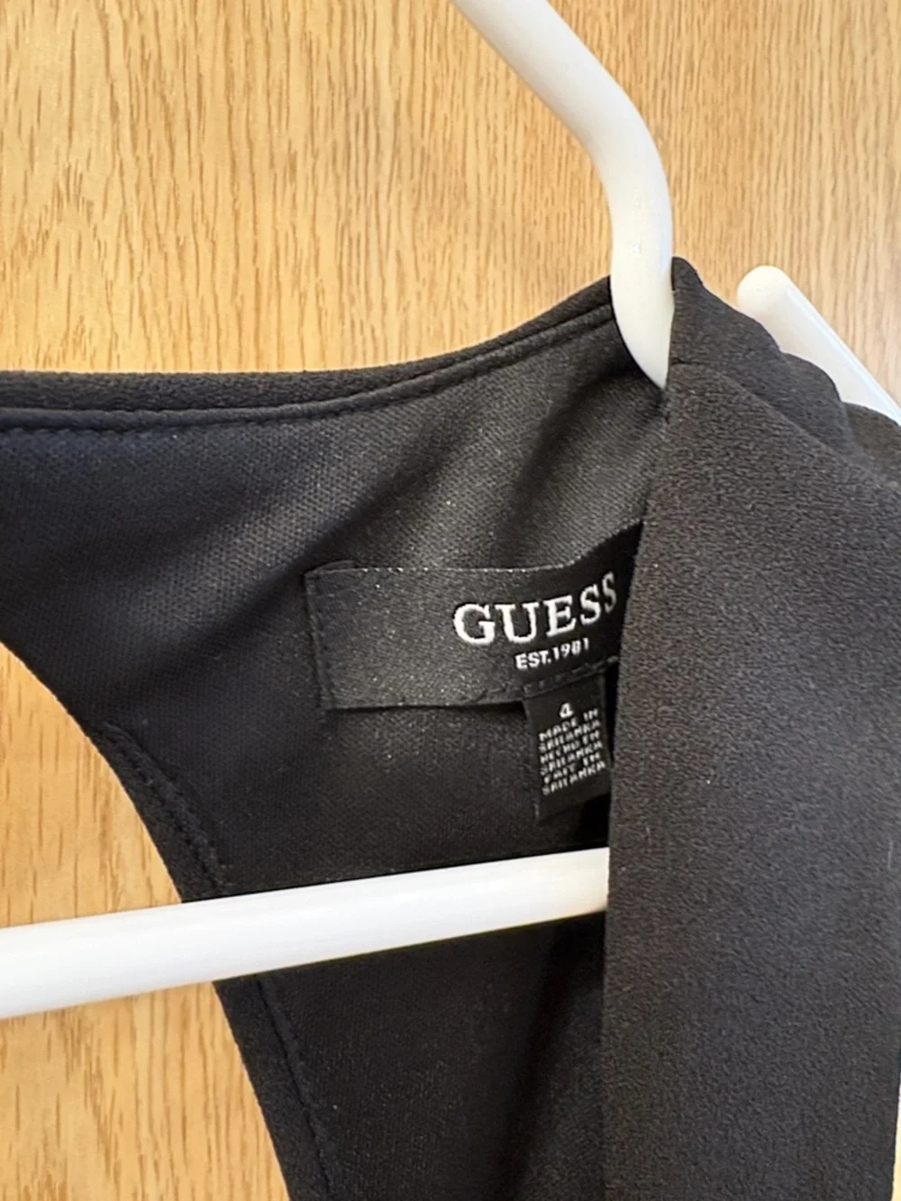 Guess Black Backless Sheath Dress - Picture 2 of 3